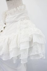画像5: Ozz oneste / ハイネックレース半袖トップス  白 I-26-05-20-037-OO-TO-SA-ZI (5)