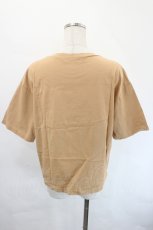 画像3: INGEBORG / ロゴ&カメリアプリントオフショルダースタイルカットソー  ベージュＸ白 I-26-05-20-046-LO-TO-SA-ZI (3)