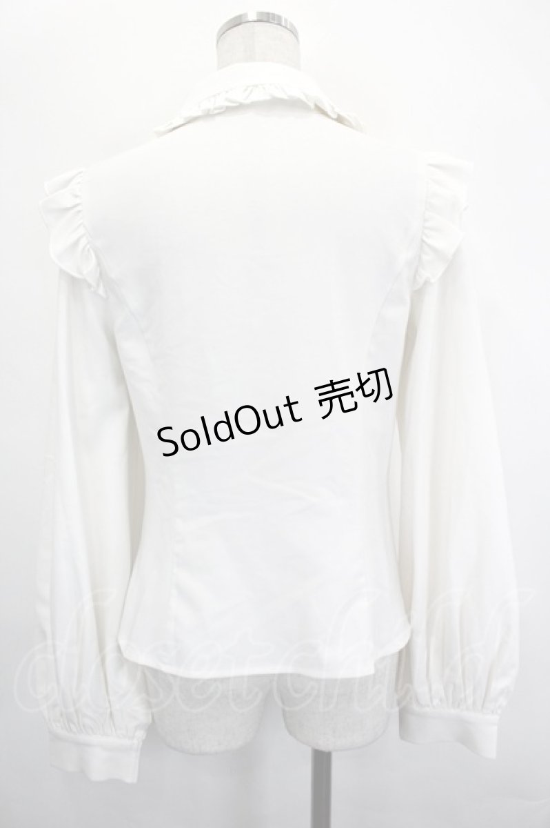 画像2: IMVAL / Heart Shirt  白 I-26-05-20-006-PU-BL-SA-ZI (2)