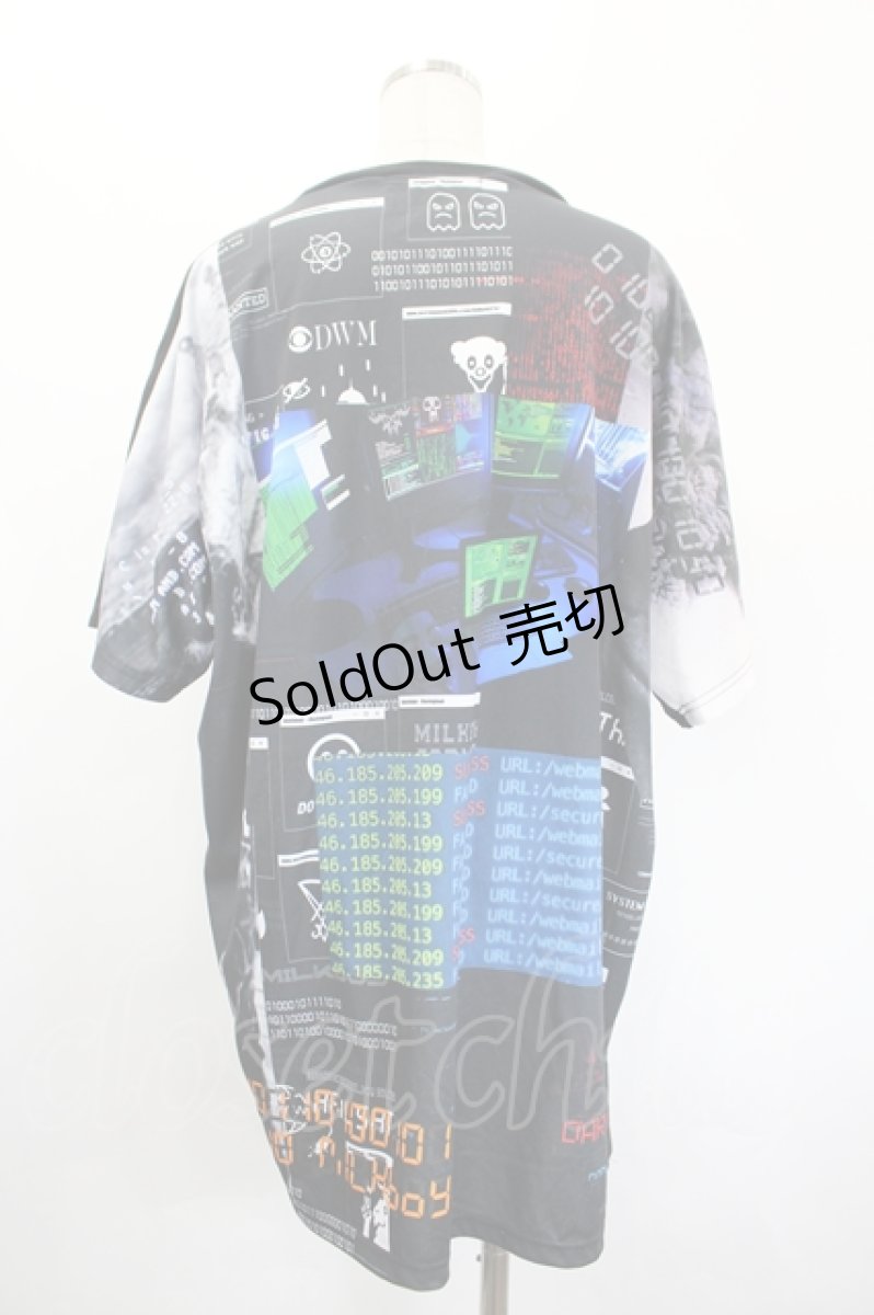 画像2: MILKBOY / DARK WEB TEE  黒 I-26-05-20-059-MB-TO-SA-ZI (2)