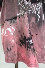 画像3: LOVE KILLER / クラッシュデザインTシャツ  ピンクＸ黒 I-26-05-20-060-PU-TO-SA-ZI (3)
