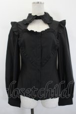 画像1: IMVAL / Heart Shirt  黒 I-26-05-20-007-PU-BL-SA-ZI (1)