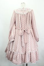 画像2: Angelic Pretty / Sweet Dotシフォンワンピース  ピンク I-26-05-20-066-AP-OP-SA-ZI (2)