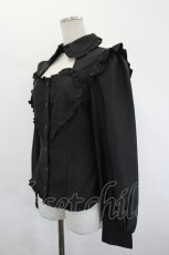 画像2: IMVAL / Heart Shirt  黒 I-26-05-20-007-PU-BL-SA-ZI (2)