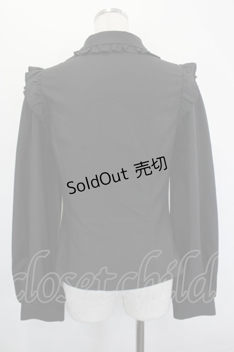 画像3: IMVAL / Heart Shirt  黒 I-26-05-20-007-PU-BL-SA-ZI (3)