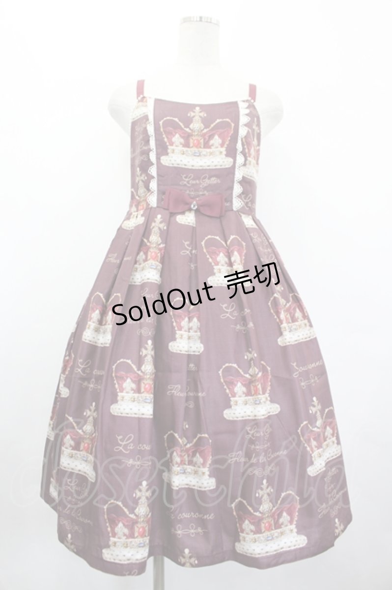 画像1: Leur Getter / Traditional Crown ワンピース  ワイン I-26-05-20-074-LU-OP-SA-ZI (1)