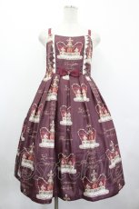 画像1: Leur Getter / Traditional Crown ワンピース  ワイン I-26-05-20-074-LU-OP-SA-ZI (1)