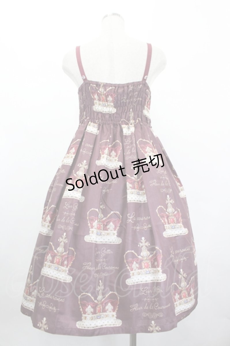 画像2: Leur Getter / Traditional Crown ワンピース  ワイン I-26-05-20-074-LU-OP-SA-ZI (2)