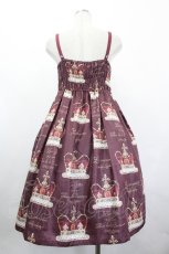 画像2: Leur Getter / Traditional Crown ワンピース  ワイン I-26-05-20-074-LU-OP-SA-ZI (2)