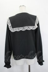 画像4: MA*RS / 十字架刺繍ブラウス  黒Ｘ白 I-26-05-20-008-GO-BL-SA-ZI (4)