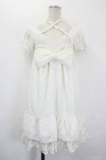 画像1: LIZ LISA / レースリボン切替半袖ミニワンピース  白 I-26-05-20-091-LO-OP-SA-ZI (1)