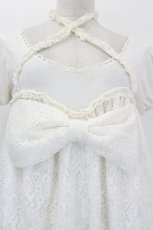 画像3: LIZ LISA / レースリボン切替半袖ミニワンピース  白 I-26-05-20-091-LO-OP-SA-ZI (3)