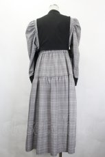 画像2: axes femme POETIQUE / サイドリボンビスチェ付ワンピース  ブラック I-26-05-20-110-AX-OP-SA-ZI (2)