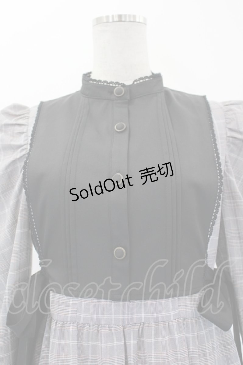 画像3: axes femme POETIQUE / サイドリボンビスチェ付ワンピース  ブラック I-26-05-20-110-AX-OP-SA-ZI (3)
