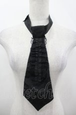 画像1: MARBLE / レース付きネクタイ  黒 I-26-05-20-123-GO-ZA-SA-ZI (1)