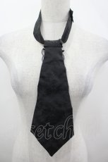 画像2: MARBLE / レース付きネクタイ  黒 I-26-05-20-123-GO-ZA-SA-ZI (2)