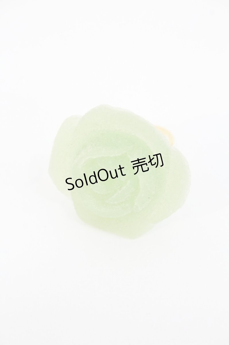 画像1: Q-pot. / Green Apple Rose Pate de Fruitリング  グリーン I-26-05-20-127-QP-AC-SA-ZI (1)