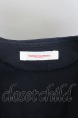 画像5: WONDERFUL WORLD / ピンタックフリルオーバーブラウス  黒 I-26-05-20-012-LO-BL-SA-ZI (5)