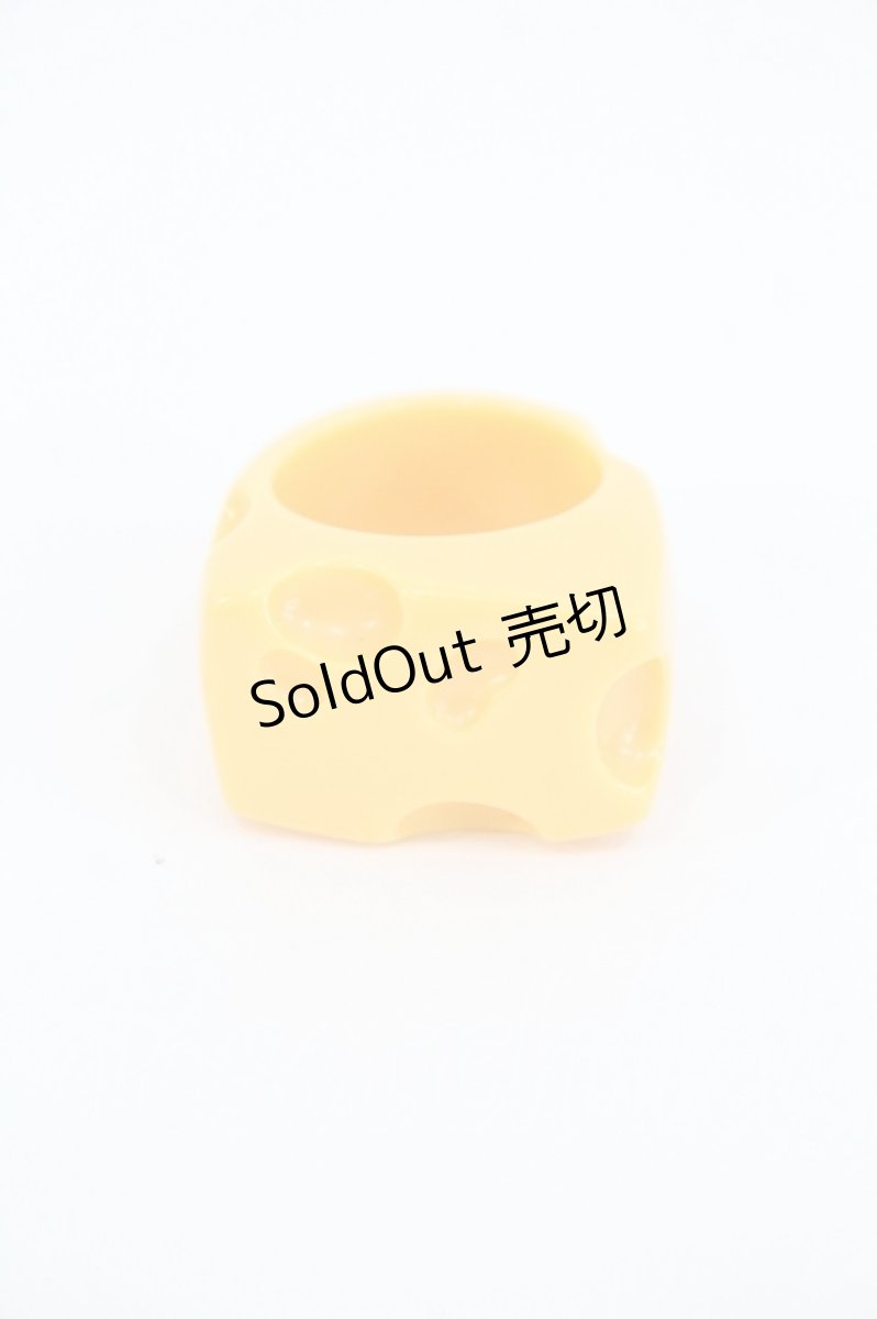 画像2: Q-pot. / Cheese Ring (L) 16号 イエロー I-26-05-20-135-QP-AC-SA-ZI (2)