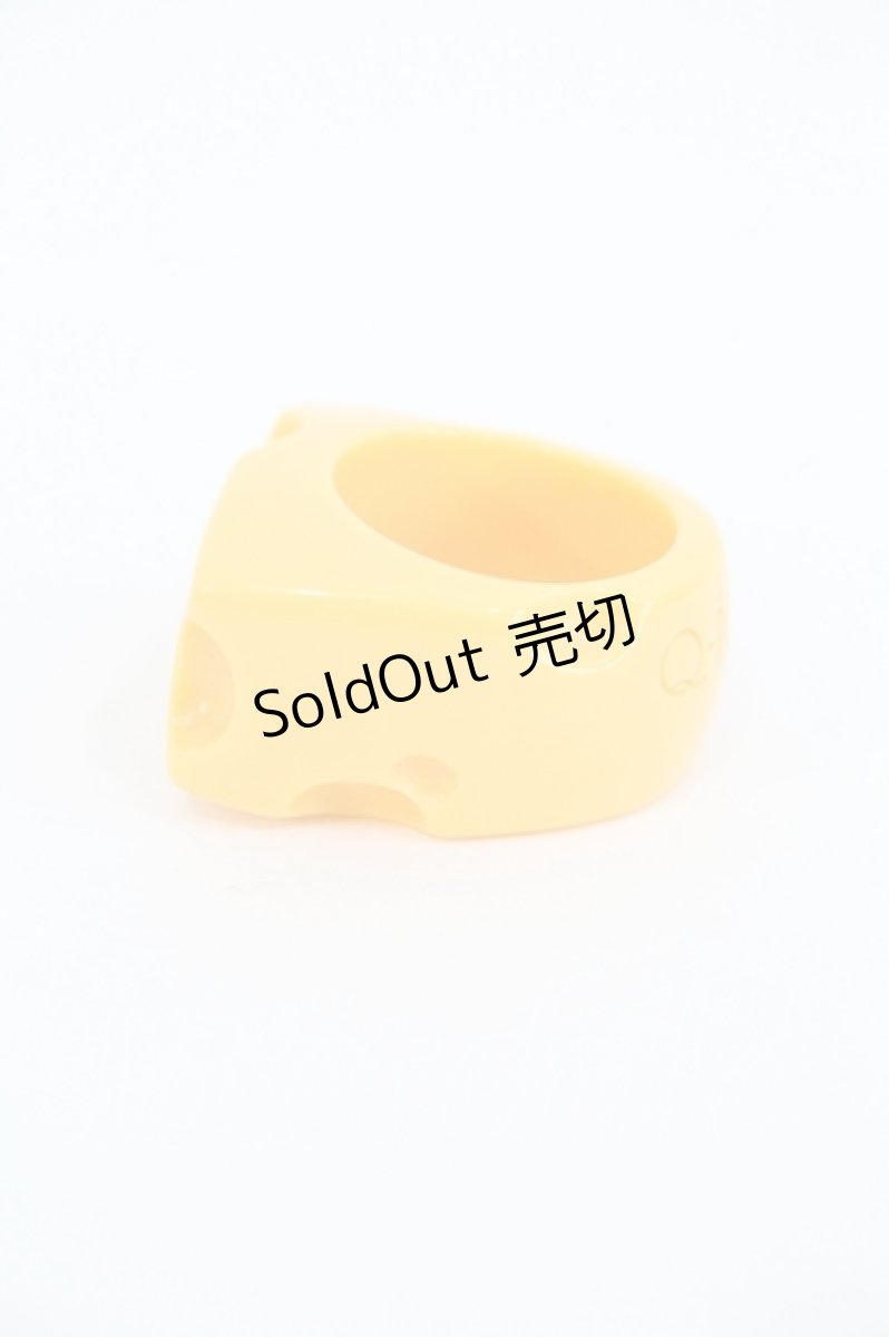 画像3: Q-pot. / Cheese Ring (L) 16号 イエロー I-26-05-20-135-QP-AC-SA-ZI (3)