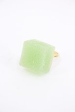 画像1: Q-pot. / Green Apple Petit Pate de Fruitリング  グリーン I-26-05-20-136-QP-AC-SA-ZI (1)