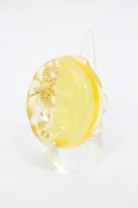 画像1: Q-pot. / ハチミツトレモンリング 約13号 イエローＸクリア I-26-05-20-139-QP-AC-SA-ZI (1)