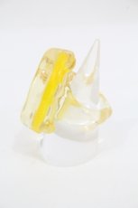 画像3: Q-pot. / ハチミツトレモンリング 約13号 イエローＸクリア I-26-05-20-139-QP-AC-SA-ZI (3)