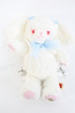 画像1: BABY,THE STARS SHINE BRIGHT / うさくみゃリュックミニミニ  白Ｘサックス I-26-05-20-145-BA-BG-SA-ZI (1)
