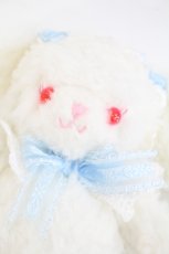 画像3: BABY,THE STARS SHINE BRIGHT / うさくみゃリュックミニミニ  白Ｘサックス I-26-05-20-145-BA-BG-SA-ZI (3)