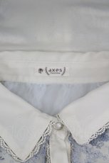 画像3: axes femme / 刺繍入ノースリシャツ  アイボリーＸブルー I-26-05-20-015-AX-BL-SA-ZI (3)