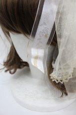 画像4: BABY,THE STARS SHINE BRIGHT / Le Palais du Miroir Julienneカチューシャ  ピンクＸ白Ｘ生成り I-26-05-22-032-BA-AC-SA-ZI (4)