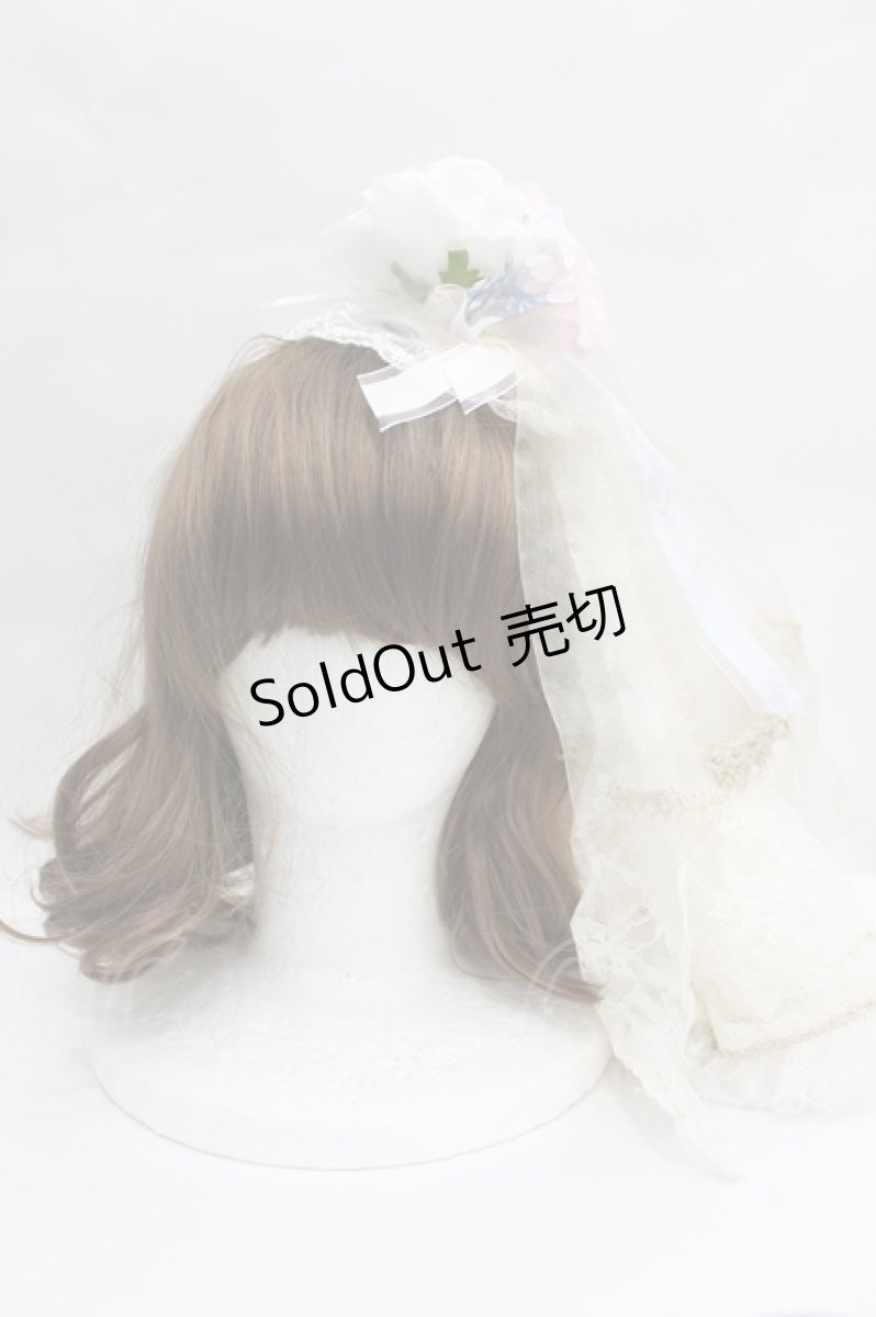 画像1: BABY,THE STARS SHINE BRIGHT / Le Palais du Miroir Julienneカチューシャ  ピンクＸサックスＸ白 I-26-05-22-033-BA-AC-SA-ZI (1)