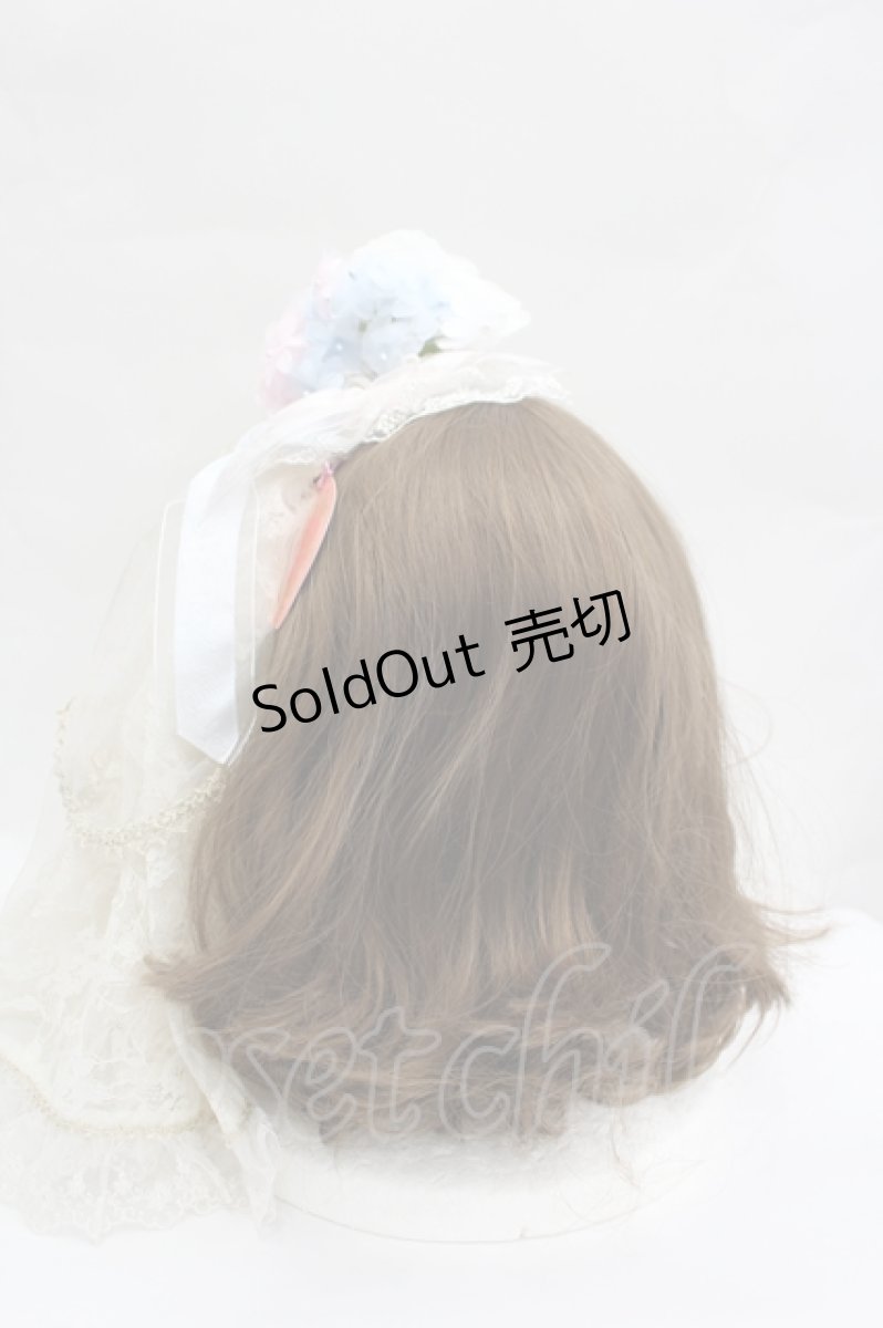 画像2: BABY,THE STARS SHINE BRIGHT / Le Palais du Miroir Julienneカチューシャ  ピンクＸサックスＸ白 I-26-05-22-033-BA-AC-SA-ZI (2)