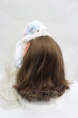 画像2: BABY,THE STARS SHINE BRIGHT / Le Palais du Miroir Julienneカチューシャ  ピンクＸサックスＸ白 I-26-05-22-033-BA-AC-SA-ZI (2)