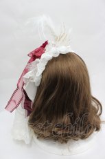 画像2: BABY,THE STARS SHINE BRIGHT / Marie Antoinette ヴェールカチューシャ  ボルドー I-26-05-22-034-BA-AC-SA-ZI (2)