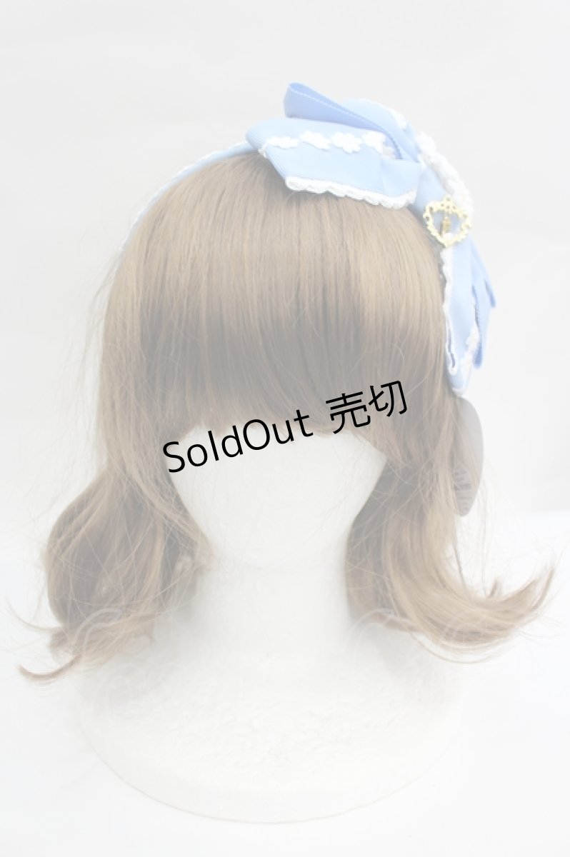 画像2: BABY,THE STARS SHINE BRIGHT / Sweet Margueriteカチューシャ  サックスＸ白 I-26-05-22-037-BA-AC-SA-ZI (2)