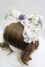 画像3: BABY,THE STARS SHINE BRIGHT / Happy Easter〜Easter Bunny’s Spring Garden〜柄カチューシャ  ピンク I-26-05-22-039-BA-AC-SA-ZI (3)