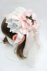 画像3: BABY,THE STARS SHINE BRIGHT / 聖なるガブリエルローズカチューシャ  ピンクＸ生成り I-26-05-22-040-BA-AC-SA-ZI (3)