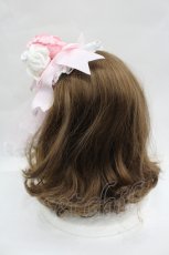 画像2: BABY,THE STARS SHINE BRIGHT / Marie Antoinette ヴェールカチューシャ  ピンクＸ白 I-26-05-22-041-BA-AC-SA-ZI (2)