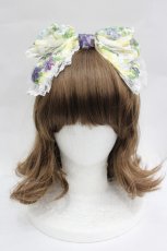 画像1: BABY,THE STARS SHINE BRIGHT / Happy Easter〜Easter Bunny’s Spring Garden〜柄カチューシャ  イエロー I-26-05-22-049-BA-AC-SA-ZI (1)