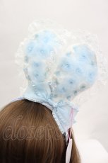 画像3: BABY,THE STARS SHINE BRIGHT / Easter Bunnyカチューシャ  サックスＸ白 I-26-05-22-050-BA-AC-SA-ZI (3)
