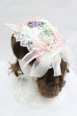 画像1: BABY,THE STARS SHINE BRIGHT / Happy Easter〜Easter Bunny’s Spring Garden〜柄ヘッドドレス  ピンク I-26-05-22-065-BA-AC-SA-ZI (1)