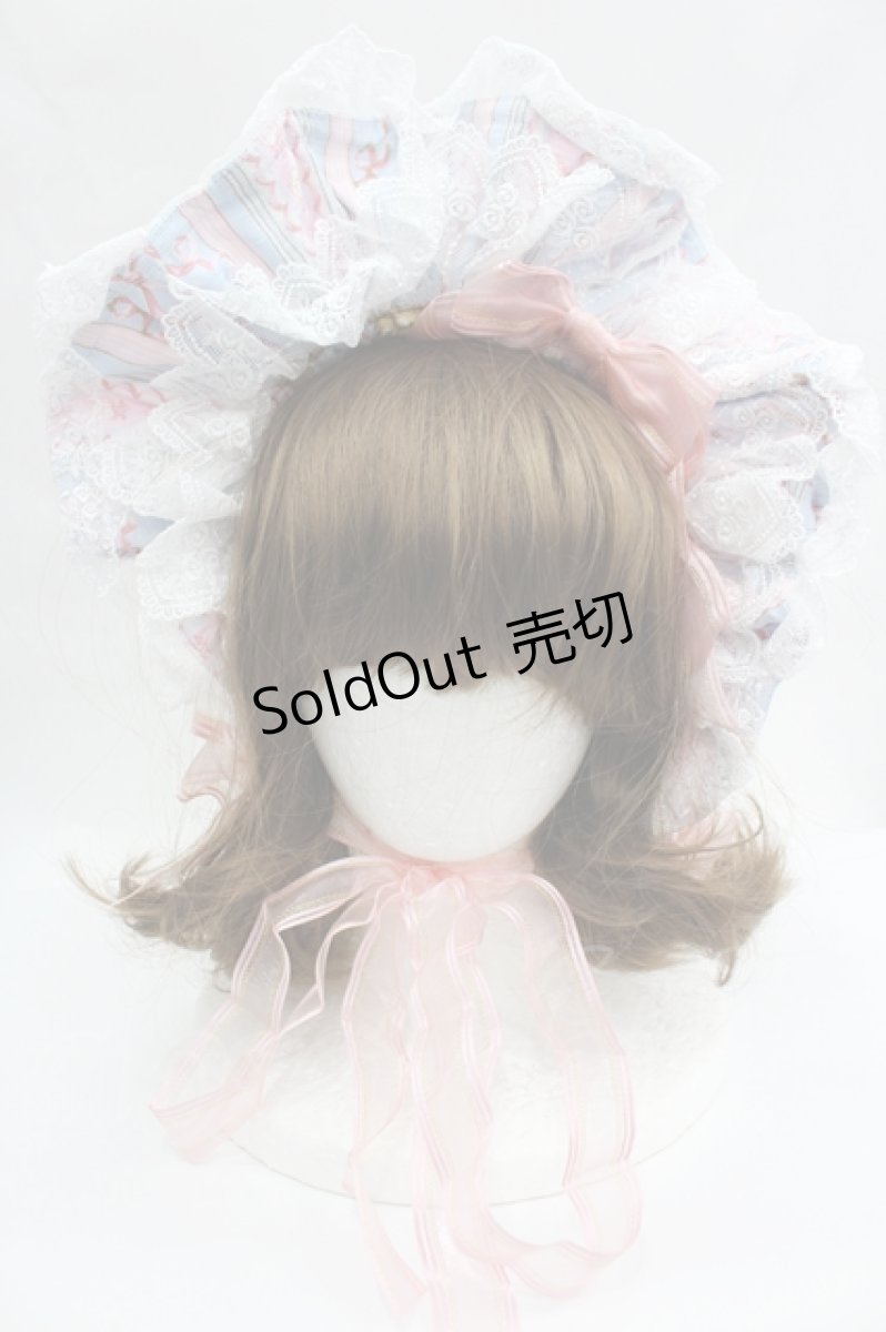 画像1: BABY,THE STARS SHINE BRIGHT / Marie Antoinette〜美しき王妃の華麗なる肖像〜ボンネット  サックス I-26-05-22-074-BA-AC-SA-ZI (1)
