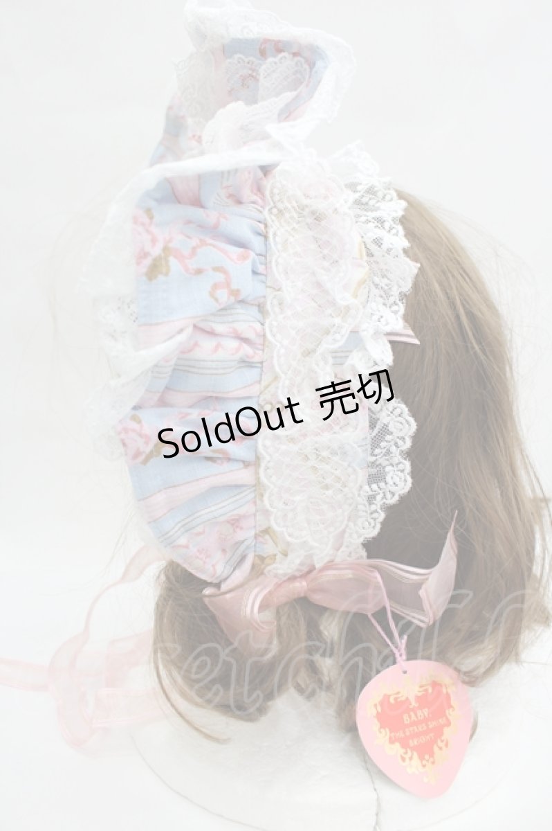 画像3: BABY,THE STARS SHINE BRIGHT / Marie Antoinette〜美しき王妃の華麗なる肖像〜ボンネット  サックス I-26-05-22-074-BA-AC-SA-ZI (3)
