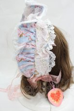 画像3: BABY,THE STARS SHINE BRIGHT / Marie Antoinette〜美しき王妃の華麗なる肖像〜ボンネット  サックス I-26-05-22-074-BA-AC-SA-ZI (3)