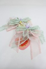 画像1: BABY,THE STARS SHINE BRIGHT / Spring Garden お花コーム  ピンクＸミント I-26-05-22-083-BA-AC-SA-ZI (1)