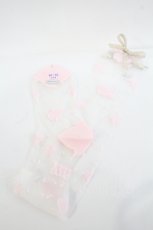 画像2: BABY,THE STARS SHINE BRIGHT / トランプドットシースルーオーバーニーソックス  ピンク I-26-05-22-112-BA-ZA-SA-ZI (2)