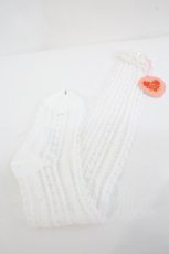 画像1: BABY,THE STARS SHINE BRIGHT / St.Mary Holy Cardオーバーニーソックス  白 I-26-05-22-118-BA-ZA-SA-ZI (1)