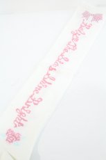 画像3: BABY,THE STARS SHINE BRIGHT / ロゴリボンオーバーニー  白ＸピンクＸサックス I-26-05-22-122-BA-ZA-SA-ZI (3)