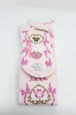 画像2: BABY,THE STARS SHINE BRIGHT / くみゃちゃんの Ribbon Ribbon C’est Bon Belle Journee柄オーバーニーソックス  ピンク I-26-05-22-142-BA-ZA-SA-ZI (2)